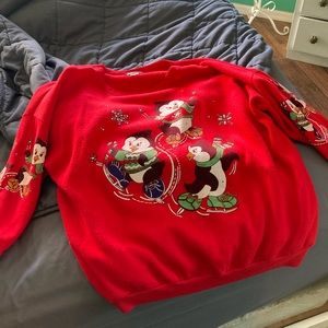 Vintage Christmas sweatshirt size small